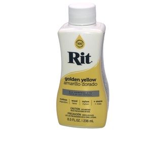 New Sealed Rit All Purpose Liquid Dye golden yellow  8.0 Fl Oz 236mL